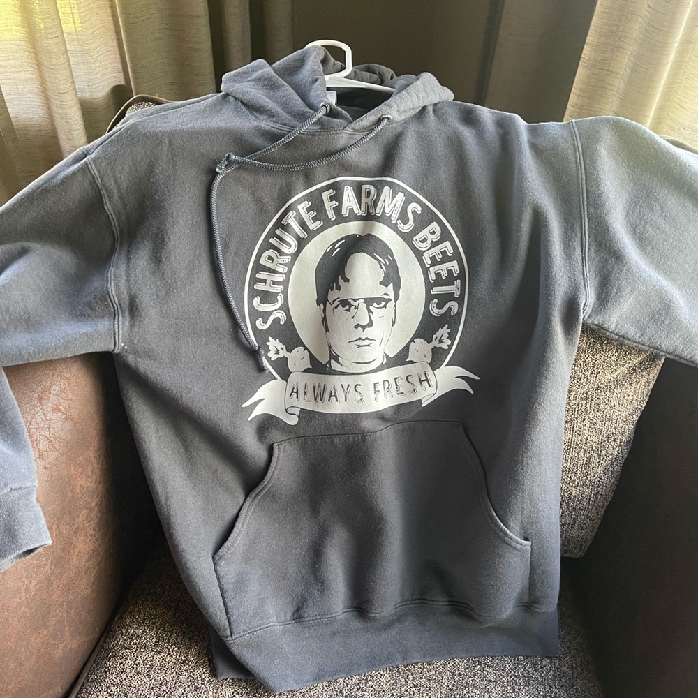 Schrute Farms Beets Gray Hoodie